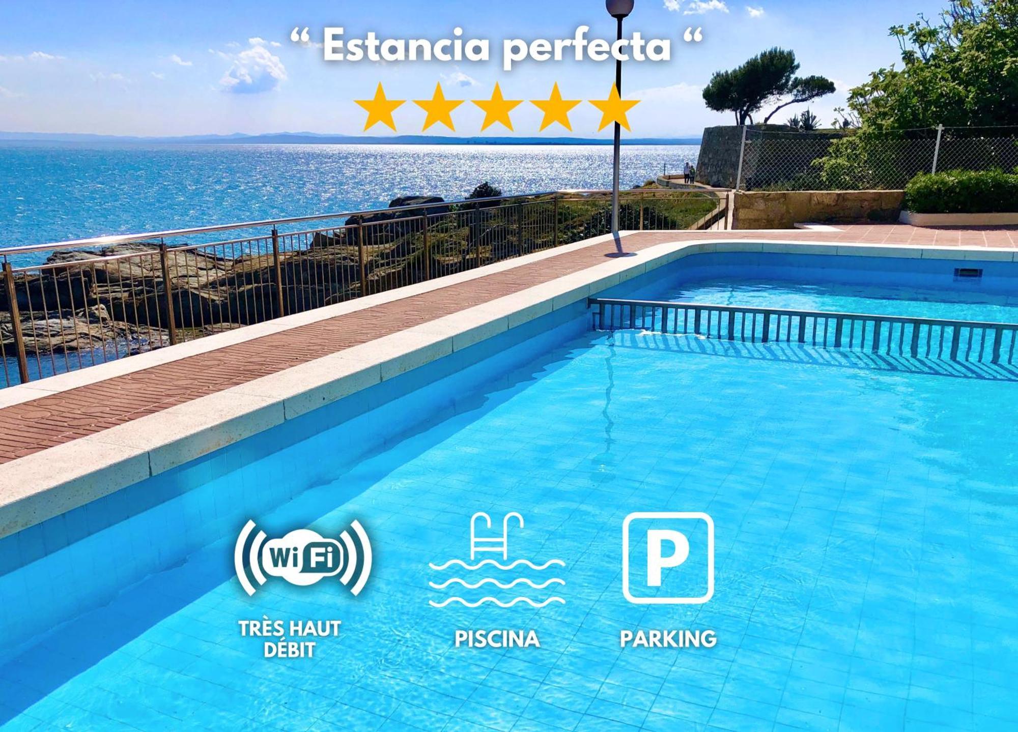 Magnifique Appartement En Front De Mer, Caneylles Roses Zewnętrze zdjęcie